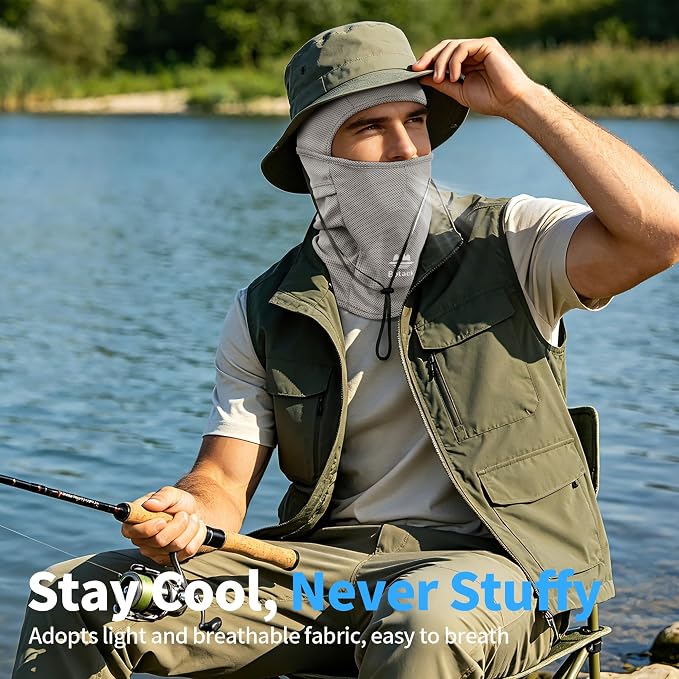 Balaclava Face Mask Sun UV Protection Breathable Full Head Mask - Image 4