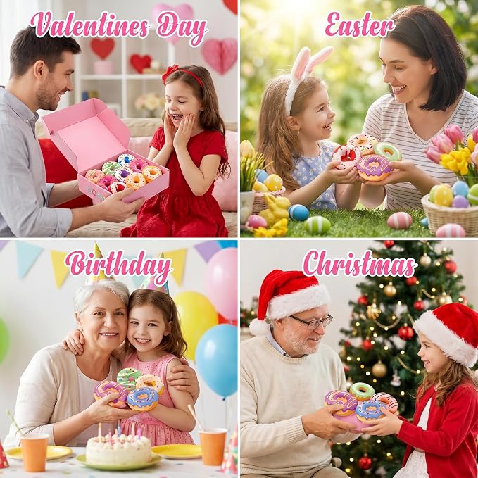 Donut Bath Bombs for Kids Girls, Natural and Safe Kids Bath Bombs - Image 5