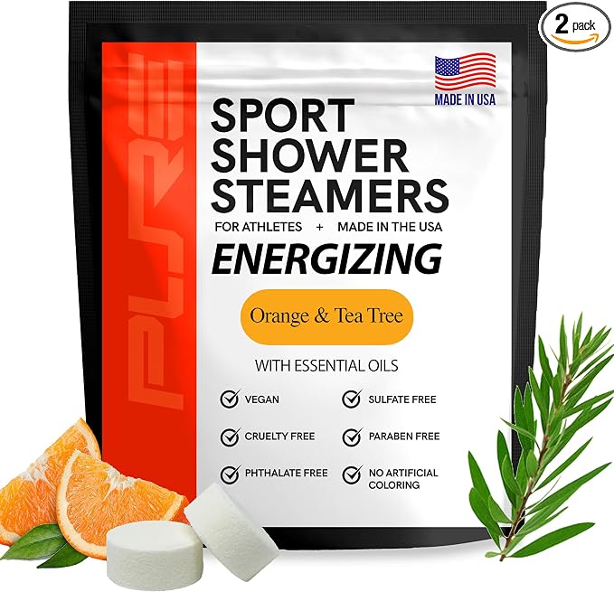 Pure Energizing Sport Shower Steamers by PureAthlete