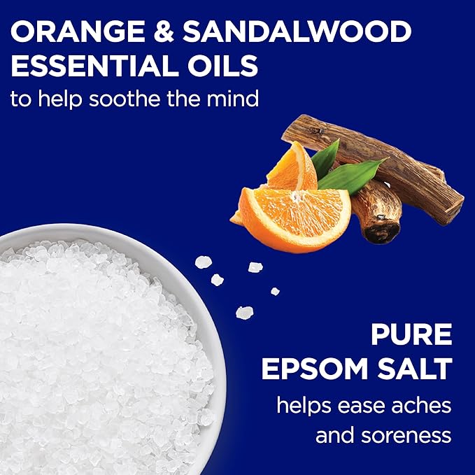 Dr Teal's Epsom Salt Magnesium Soak, Snowy Night, 3 lbs - Image 3