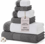 Modern Threads 600 GSM 6-Piece Towel Set by ModernThreads