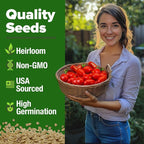 HOME GROWN San Marzano Tomato Seeds 66+ Heirloom Non-GMO Seeds - Image 2