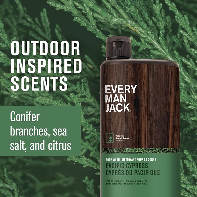 Every Man Jack Nourishing Pacific Cypress Mens Body Wash - Image 3