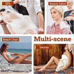 200pcs Plastic Sheeting for Body Wrap, 86x47 Inch Sauna Bag Liners, Disposable - Image 5