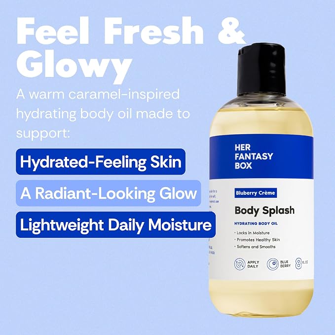 Her Fantasy Box | Body Splash Blueberry Crème Fragrance Oil – Fruity Creamy - Image 2