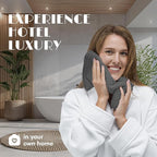 White Classic Dark Gray Washcloths Set - Image 7