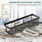 Veken Shower Caddy 3-Pack, Advanced Rustproof Design, No Drilling Adhesive - Image 4
