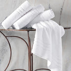 Hawmam Linen White Bath Towels 4 Pack 27 x 54 Inches 100% Turkish Cotton Soft - Image 5