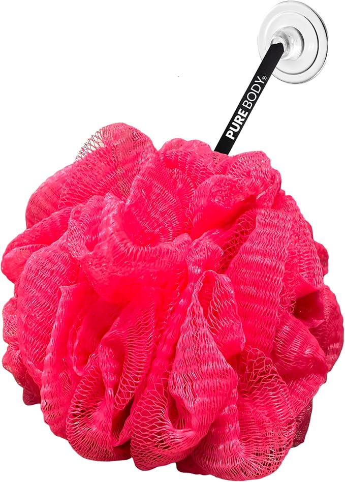 Pink Bath Sponge Pack of 3 – Large Exfoliation Loofahs - Image 8