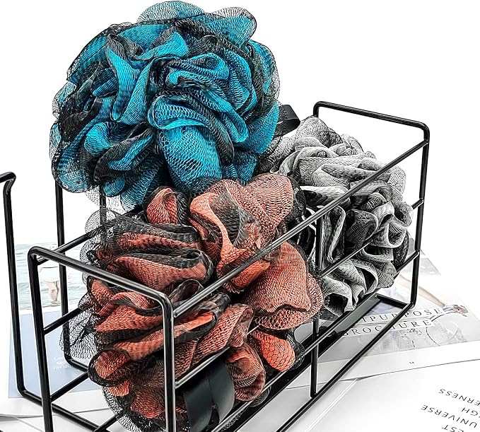 Loofah Bath Shower Sponge Body Scrubber, Extra Large 75g XL Exfoliate Mesh Pouf - Image 7