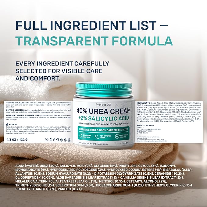 Urea Cream 40 Percent for Feet Maximum Strength - Image 7