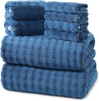 REDKISS 8-Piece Soft Bath Towel Sets, Extra Large 2 Bath Sheet, 2 Hand Towel by REDKISSOnline