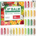 DMSKY 36 Pack Lip Balm, Natural Lip Balm Bulk by DMSKY
