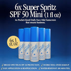 Vacation Mini Super Spritz SPF 50, Water-Resistant, Daily Face Sunscreen Spray - Image 2