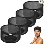 CIATBYYJ 4Pcs Mesh Hair Wraps, Thicker Soft Head Wraps by Unknown