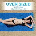 Genovega 6 Packs Oversized Turkish Beach Bath Towel Set Bulk 74"x38" Extra - Image 5