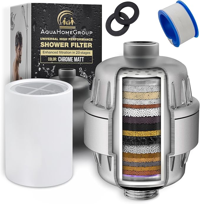 AquaHomeGroup 20 Stage Shower Filter - Image 4