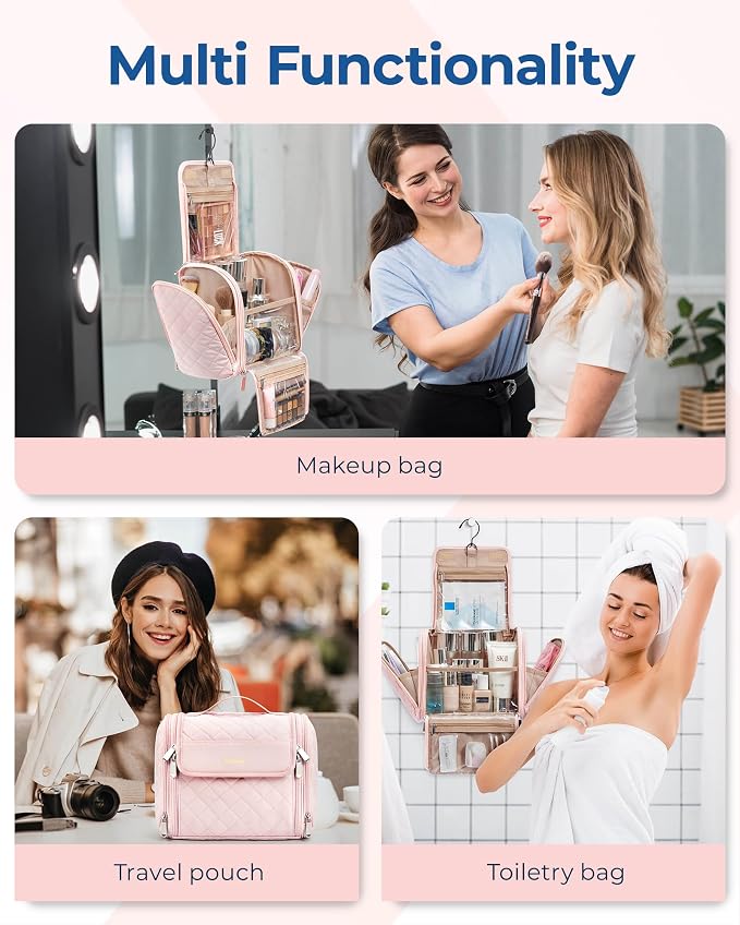 BAGSMART Makeup Bag for Women - Image 4