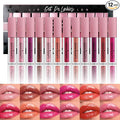LANGMANNI 12Pcs Lip gloss Collection Makeup Set, Shiny Smooth Soft Liquid Lip by LANGMANNI