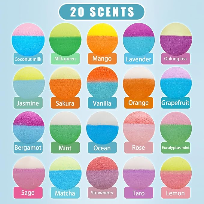 20 Pack Bath Bombs for Kids - Image 8