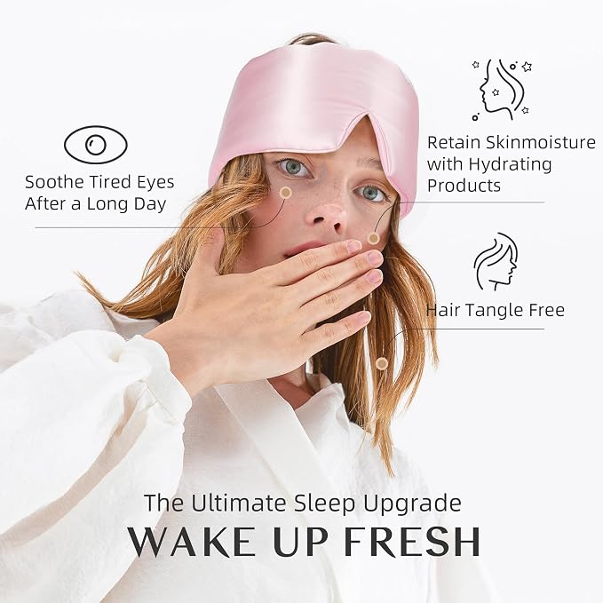 Silk Sleep Mask for Women and Men, Side Sleeper, 22 Momme Pure Mulberry Silk - Image 6