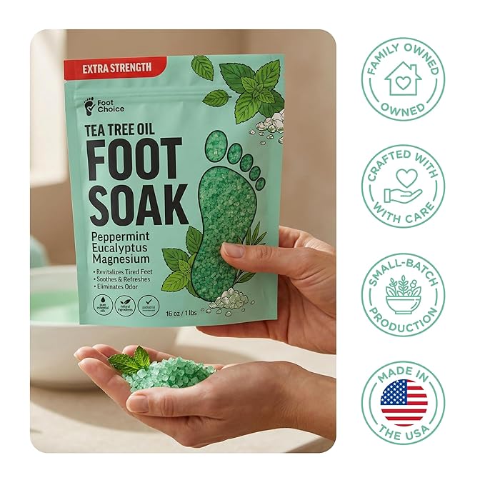 Tea Tree Oil Foot Soak with Epsom Salt - Image 7
