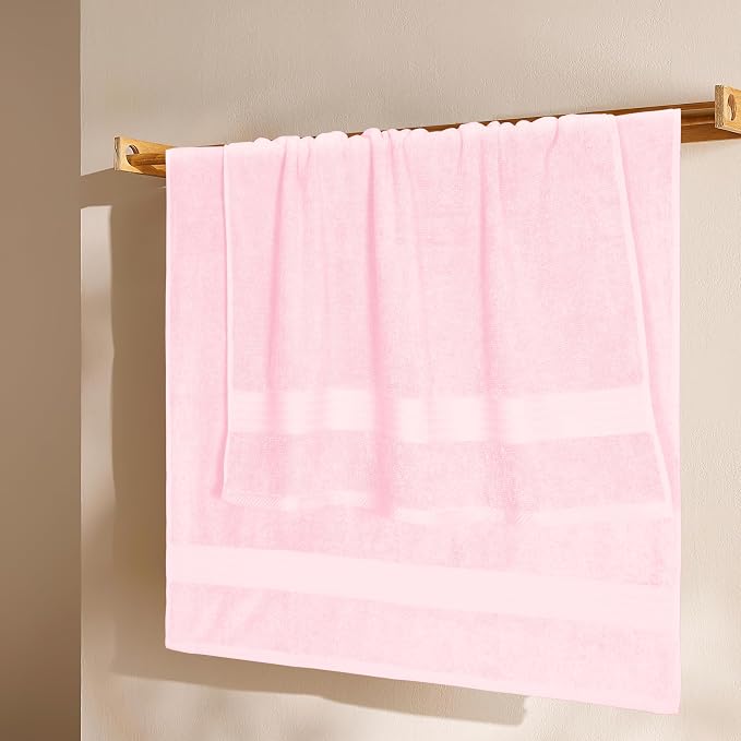 GLAMBURG Premium Cotton 4 Pack Bath Towel Set - Image 3