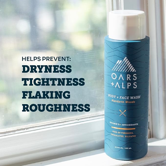 Oars + Alps Body Wash for Men, Mens Body Wash & Face Cleanser - Image 6