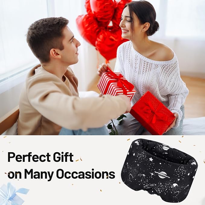 LOVE EYE Dual Side Sleep Mask, Ice Silk Eye Sleeping Mask & Blindfold - Image 7