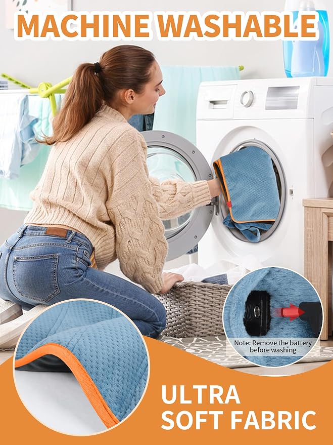 Vofuoti Heating Pad for Neck and Shoulders, 12V Portable Cordless Heating Pads - Image 7