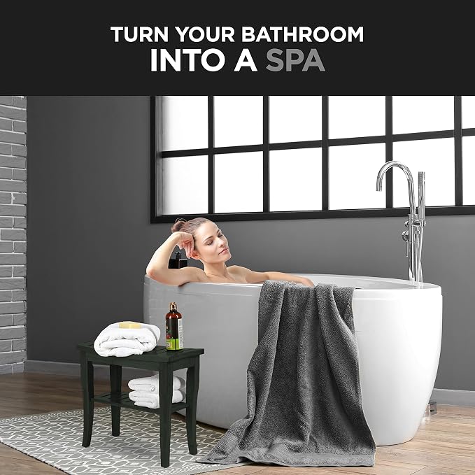 Black Shower Bench - Image 6