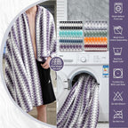 8 Piece Bathroom Towel Set |2 Oversized Bath Towels, 2 Hand Towels, 4 - Image 3