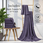 Extra Large Bath Towels Set 35x70 Inches - Image 6