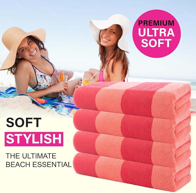 CASA COPENHAGEN Malibu Beach Towels Designed in Denmark Rough and Tough - Image 4