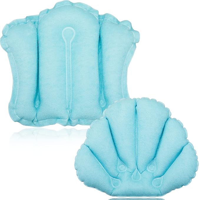 Jetec 2 Pcs Inflatable Bath Pillow - Image 5