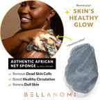 BELLANOMI African Exfoliating Net Sponge, Ethically sourced from Nigeria - Image 5