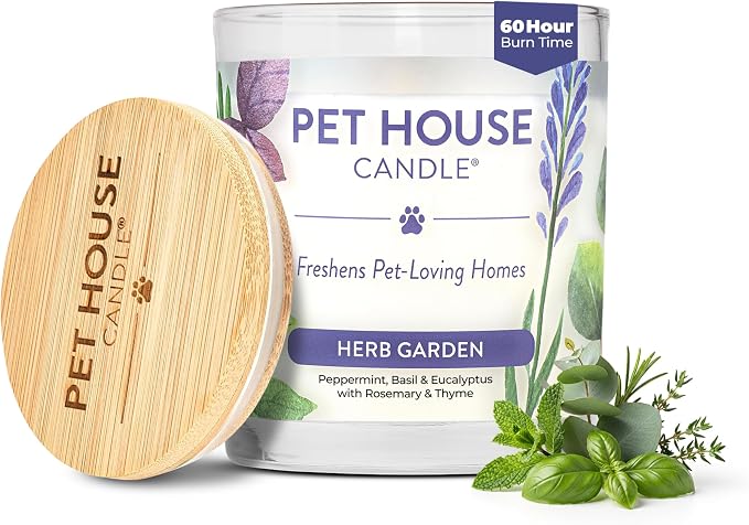 Pet House Candles, Plant-Based, Long Lasting, Pet Friendly Candles by OneFurAll