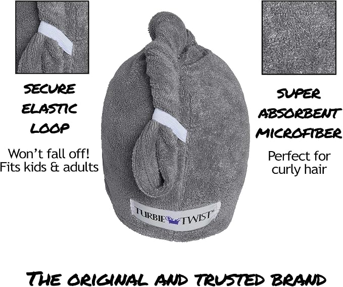 Turbie Twist 2-Pack Microfiber Hair Towel - Image 9