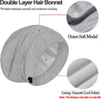 Sleep Cap Bonnet for Sleeping, Adjustable Cooling Ice Silk Lined Hair Bonnets - Image 5