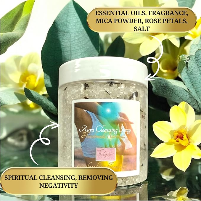 Aura Cleansing Bath Salts – Dead Sea Salt Bath Soak - Image 2
