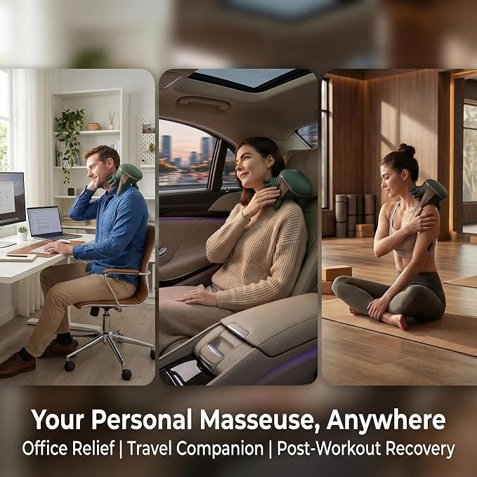 Neck & Shoulder Massager Shiatsu Deep Tissue - Image 4