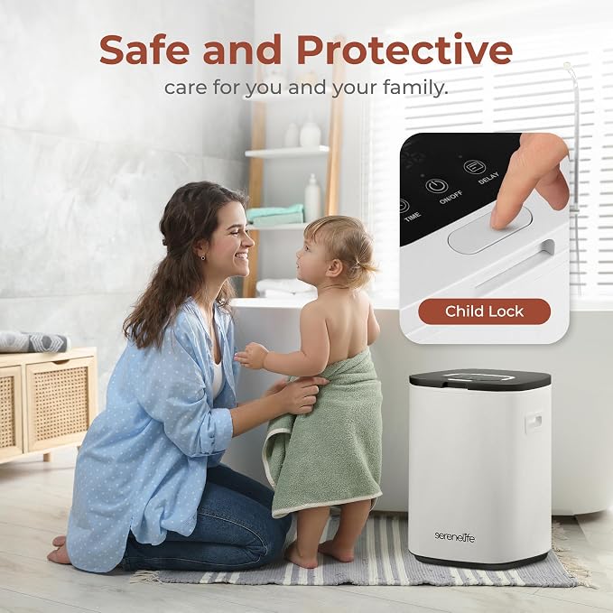 SereneLife Towel Warmer Bucket - Image 5