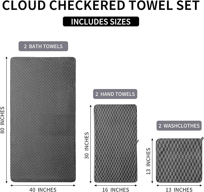 Oversized Bath Towels 40x80 Inches Extra Large Bath Sheets - Image 7