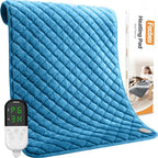 King Size Electric Heating Pad for Back Pain 32"x24" Extra Large Heating Pad by FocbeoHeatingPad