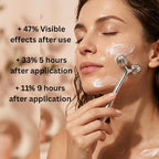 Stainless Steel 3D Face Roller Metal Facial Massager Face Sculpting Gua Sha - Image 3