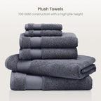 BIOWEAVES 100% Organic Cotton Bath Towel Set | 700 GSM Plush 7-Piece Premium - Image 2