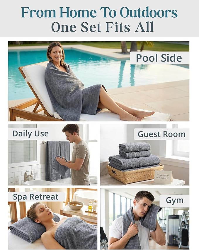Casa Platino Premium Cotton Towels Set - Image 7