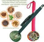 Three-in-one Combination, Ergonomic Mugwort Massage Hammer, Massage Tool - Image 3