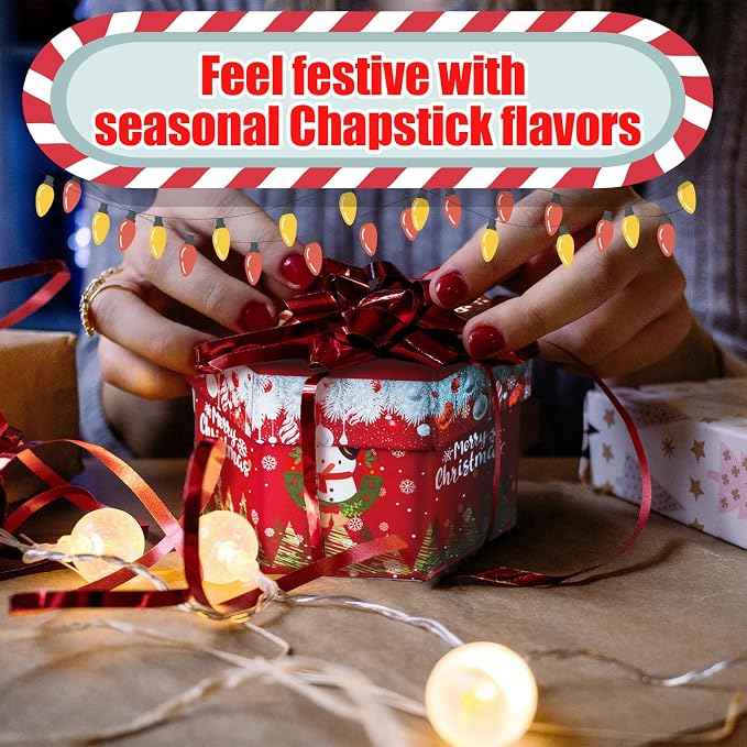Yopela 19 Pack Christmas Natural Lip Balm Bulk - Image 7