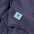 White Classic Luxury Soft Navy Bath Sheet Towels - Image 5